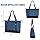 KROSER Laptop Tote bag 15.6 Inch Large Shoulder Bag Lightweight with USB Charging Port Water-repellent Nylon Computer Tote Bag Women