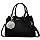 IGOLUMON Handbags for Women PU Leather Women's Top-Handle Bags Designer Handbags for Women Anti Theft Tote Bag with Pompom